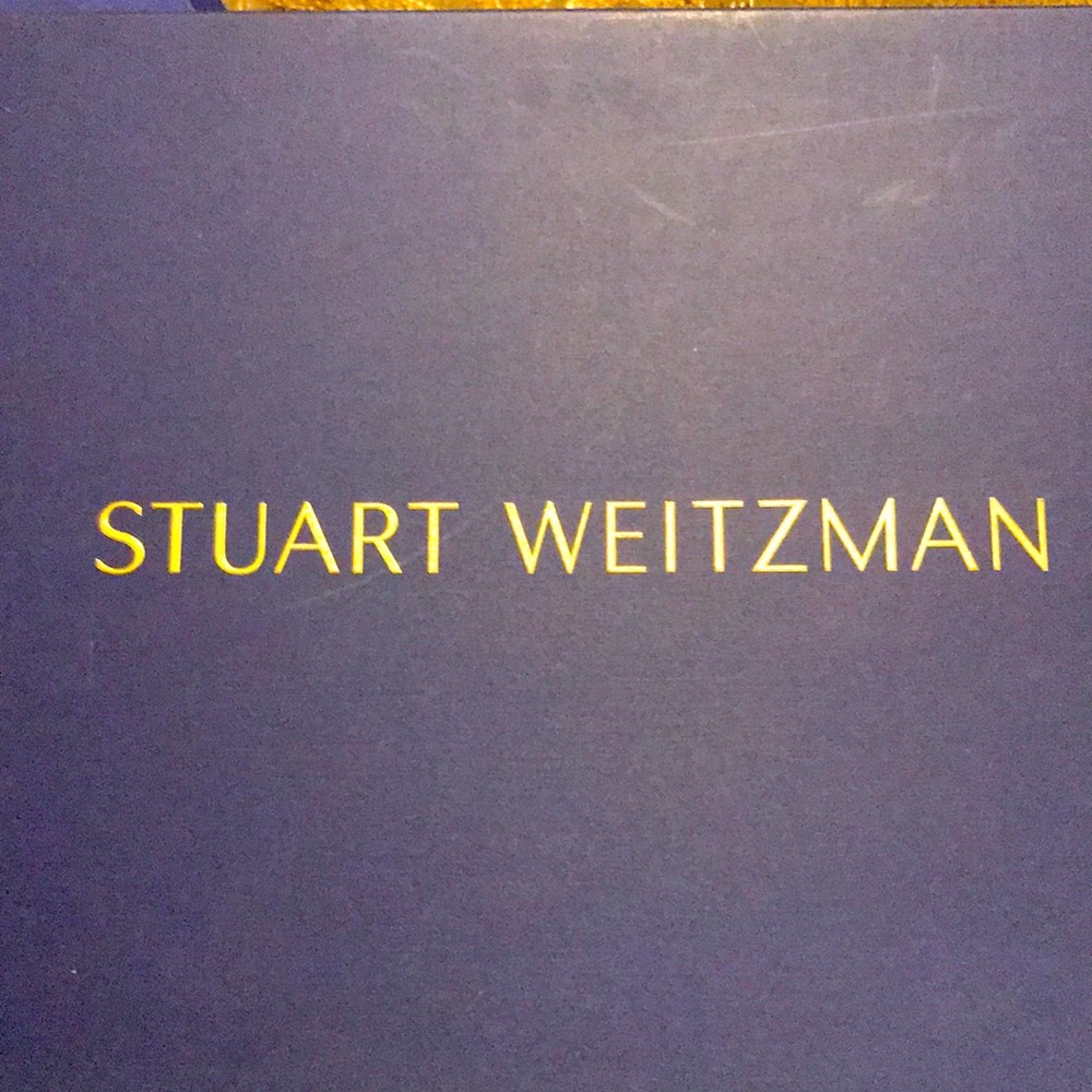 STUART WEITZMAN OVER THE KNEE BOOTS ALL BLACK BRAND NEW IN THE BOX NEVER USED